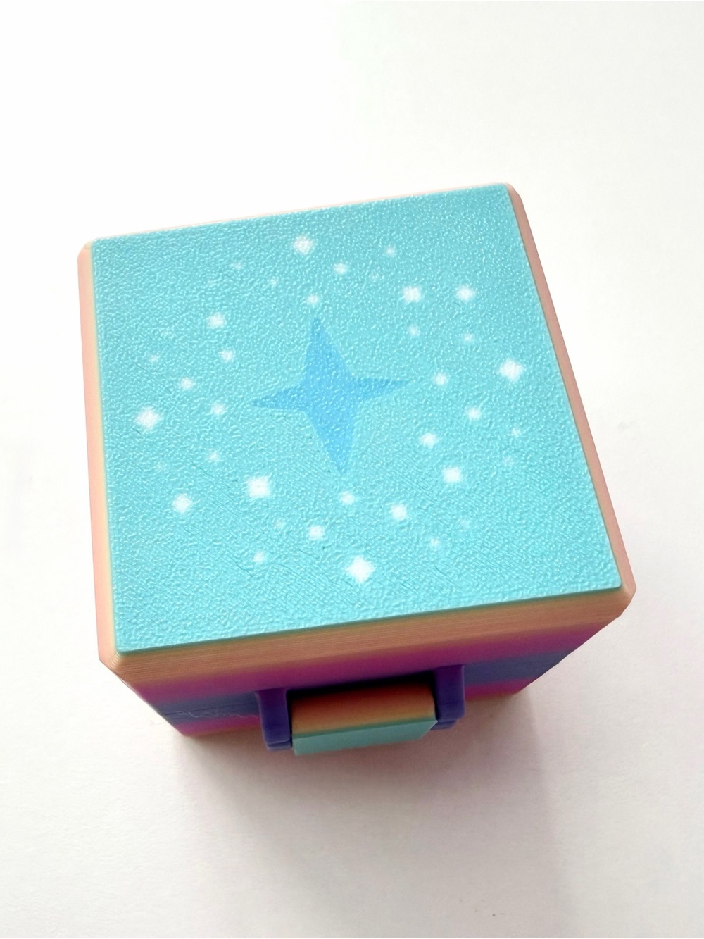 Starry Night Light-Up Block Toy - Turquoise